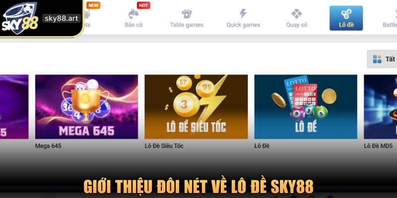 Giới thiệu đôi nét về lô đề SKY88