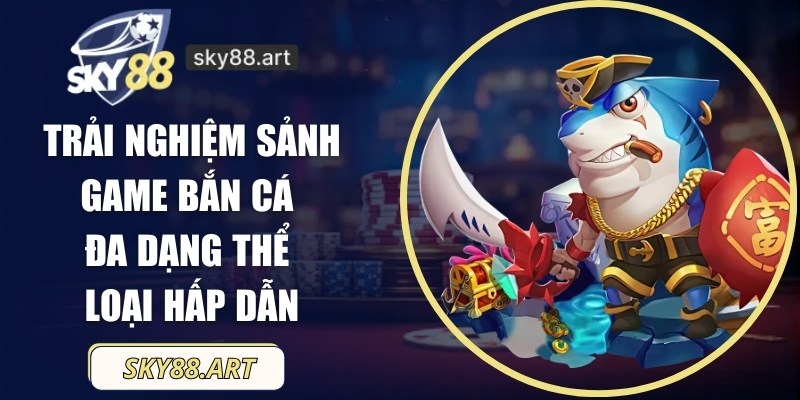 Trải nghiệm sảnh game bắn cá đa dạng thể loại hấp dẫn